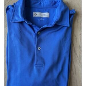 Donald Ross Polo Golf Lost City Country Club Classic XL Big Blue Preppy Shirt